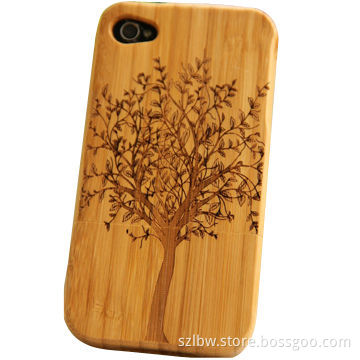 Bamboo mobile phone case, OEM welcomed